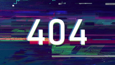 Abstract glitch background - 404 error