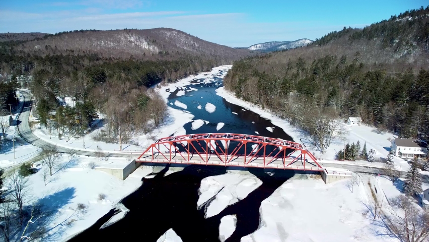Riparius, NY - DJI MINI Hudson River Bridge