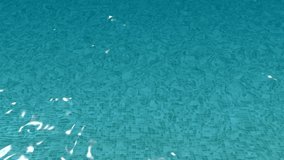 A Swimming pool water surface