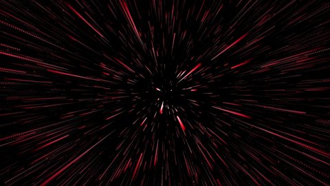 Animated 3d Particle background and Red 3D shooting particles background, texture or pattern concept.