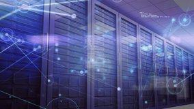 Animation of financial data processing over server room. global business, finances, connections and digital interface concept digitally generated video. - Powered by Shutterstock - Get 15% off with code: PIKWIZARD15
