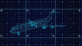 Animation of plane and data processing on blue background. global business, finances, connections and digital interface concept digitally generated video. - Powered by Shutterstock - Get 15% off with code: PIKWIZARD15
