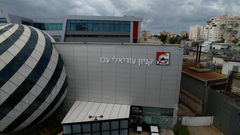 Akko , Israel , Israel - 02 10 2022: Azrieli mall in Akko Acre Israel