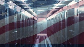 Animation of flag of united states of america and data processing over computer servers. american patriotism, data processing and computing concept digitally generated video. - Powered by Shutterstock - Get 15% off with code: PIKWIZARD15