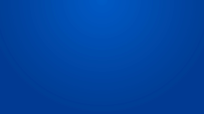 White line Game dice icon isolated on blue background. Casino gambling. 4K Video motion graphic animation.