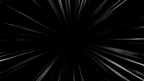 Looped animation.Anime Zoom Speed Lines.