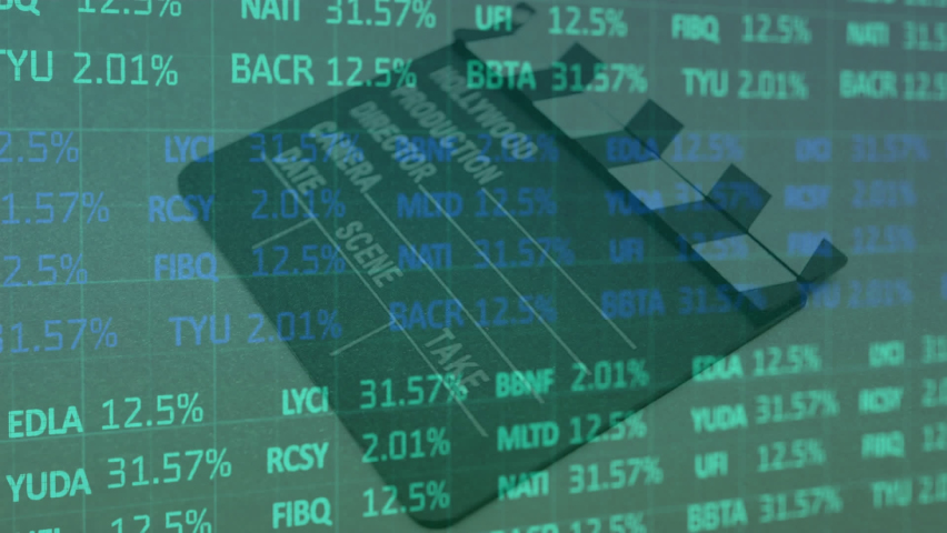 Animation of financial data processing over dice and american dollar bills on green background. business, finance and gambling concept digitally generated video. - Powered by Shutterstock - Get 15% off with code: PIKWIZARD15