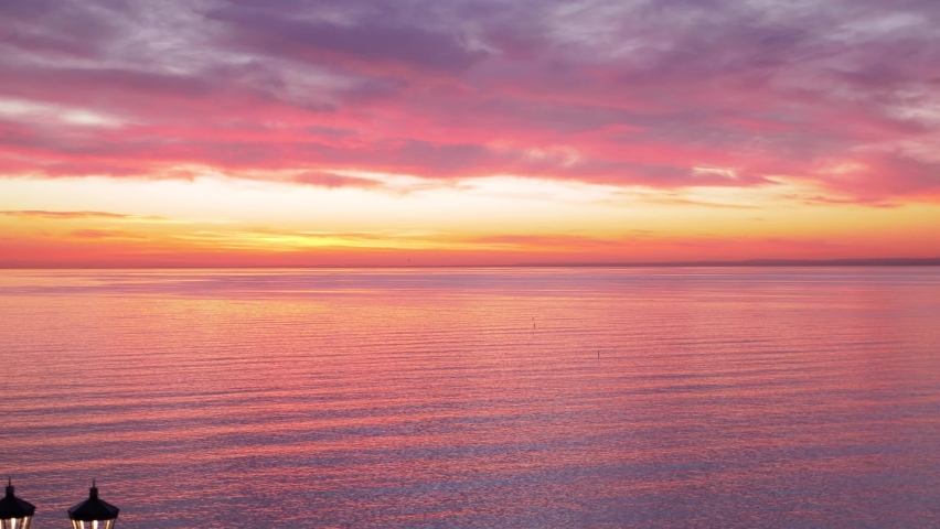 Morning sunrise on Lake Superior