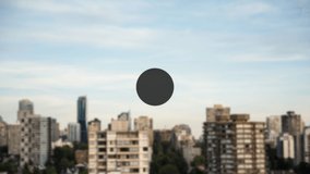 Animation of network of connections with people icons over cityscape. global connections, business and finance concept digitally generated video. - Powered by Shutterstock - Get 15% off with code: PIKWIZARD15