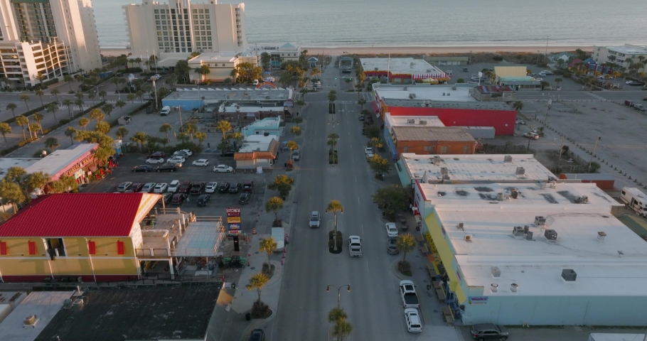 Main street in North Myrtle Beach
