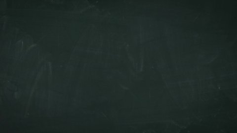 Writing word 10+10=20, drawing animation with white chalk on blackboard.
