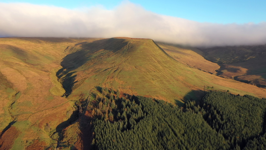 Mountain landscape, Brecon Beacons National Park, Wales, United Kingdom