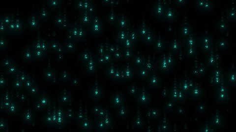 Matrix background.Binary Code Background, Digital Abstract technology background, flowing number one and zero text in binary code format in technology background. Internet Big data Concept.3drendering