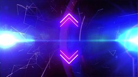 Abstract 3D big data visualization in vector. Aesthetic futuristic infographic design. Complexity of visual information. Colores neon lights  - Powered by Shutterstock - Get 15% off with code: PIKWIZARD15