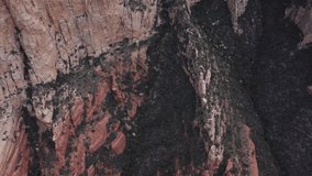 An aerial view of Fay canyon via Bear Mountain Summit, Sedona Arizona