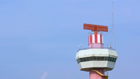 Air Traffic Control tower on operation
Aerodrome Control Service.