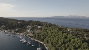 Video Drone in Kefalonia, Greece (D Log - 4K)
