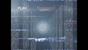 Animation of interference and brain over server room. global technology, connections and digital interface concept digitally generated video. - Powered by Shutterstock - Get 15% off with code: PIKWIZARD15