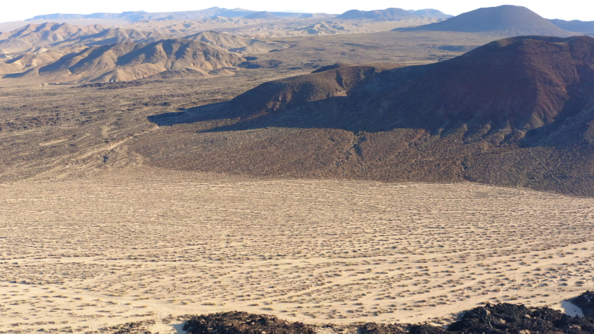 Mojave desert, California, Aerial view