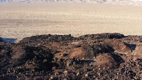 Desert landscape in The Mojave Desert