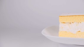Cream sandwich castella, Short video clip