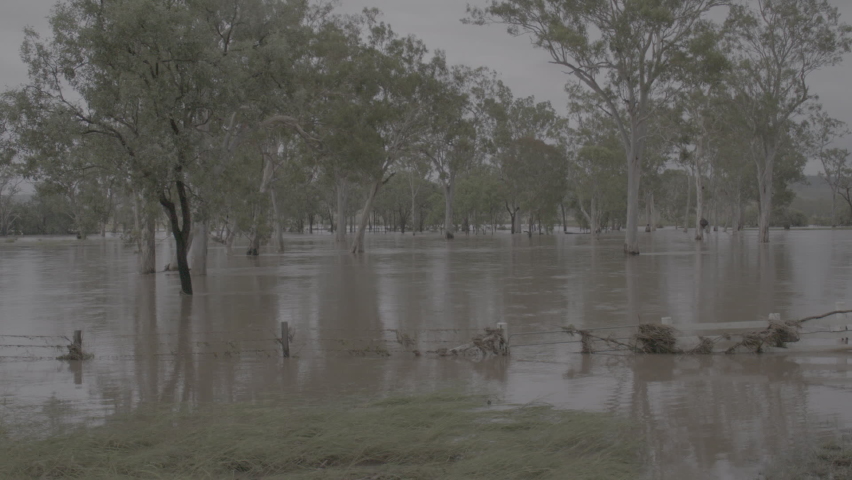River in Flood, Queensland Australia