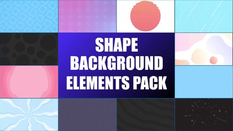 Motion background graphics Pack. Includes versions with glow and without glow effects. Easy to customize with your favorite software. More elements in our portfolio.