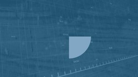 Animation of clouds with icons over graph data processing. global business, data processing and digital interface concept digitally generated video. - Powered by Shutterstock - Get 15% off with code: PIKWIZARD15
