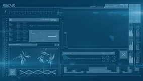 Animation of cloud icons and data processing over dark background. global technology, cloud computing, digital interface and connections concept digitally generated video. - Powered by Shutterstock - Get 15% off with code: PIKWIZARD15
