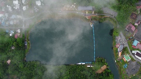 The beautiful Blue Lake (or Tasik Biru) of Bau, Sarawak, is surprising and gets its beautiful colour from a toxic substance, high-level arsenic. 