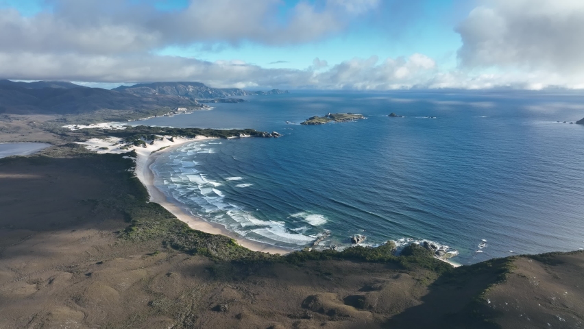 national park next to the coast in tasmania australia