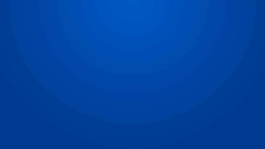 White line Game dice icon isolated on blue background. Casino gambling. 4K Video motion graphic animation.