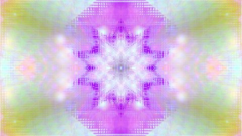 An abstract psychedelic kaleidoscope pattern motion graphic.