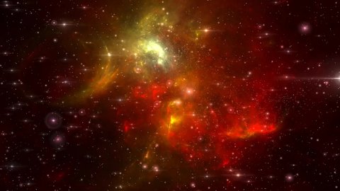 Red Galaxy Space Motion Loop Background