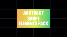 Flat shape elements pack. Rendered with Alpha channel PNG format with 4K resolution. Overlay into your video animations. More elements in our portfolio.