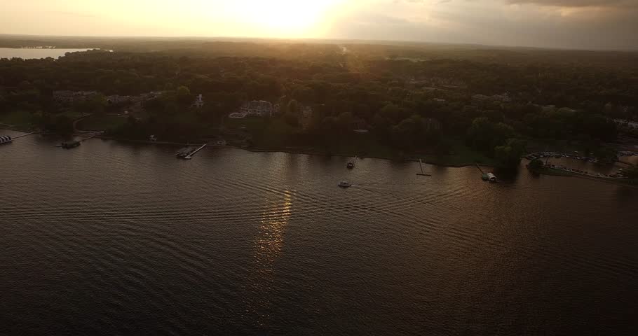 Minnesota Lake During Sunset 005