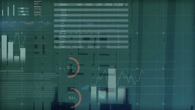 Animation of statistics processing over computer processor circuit board. global data processing and digital interface concept digitally generated video. - Powered by Shutterstock - Get 15% off with code: PIKWIZARD15