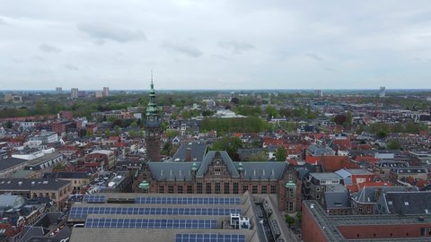 4K drone footage university of Groningen