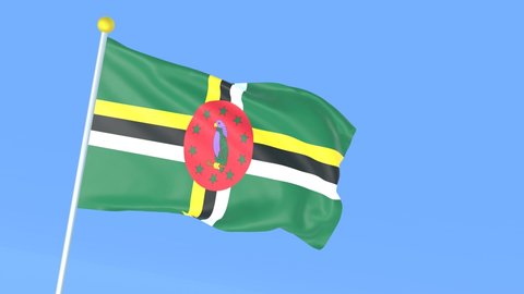 The national flag of the world, Dominica
