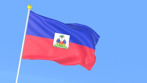 The national flag of the world, Haiti