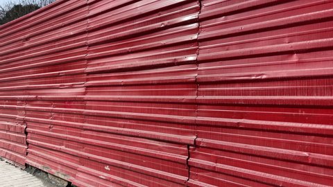 Red metal shack wall different perspective angles Macro Detail shot abstract pastel interesting different different amazing perfect background images 4K video shoot buying now. 