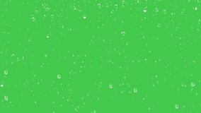 Rain drops trickling down on green background. Rain Drops Stock Footage in 4K. Droplets of water on green glass background. - Powered by Shutterstock - Get 15% off with code: PIKWIZARD15