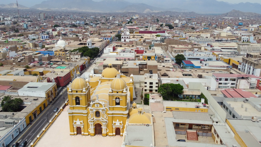 Cathedral in the Historic Center of the city of Trujillo, Peru