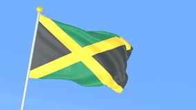 The national flag of the world, Jamaica