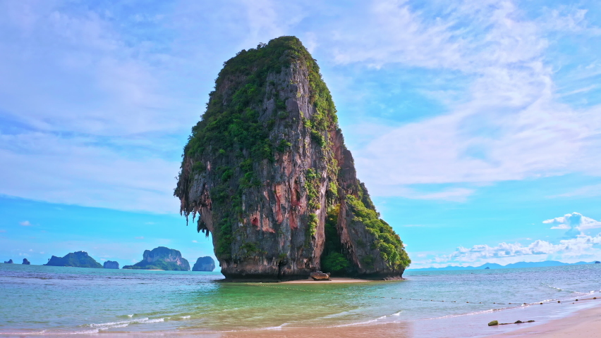 Thailand island travel landmark. Majestic thai tropical nature