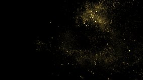Shimmering Glittering Particles With Bokeh. Popular, modern, christmas, new year, holliday, wedding background. loop video animation - Powered by Shutterstock - Get 15% off with code: PIKWIZARD15