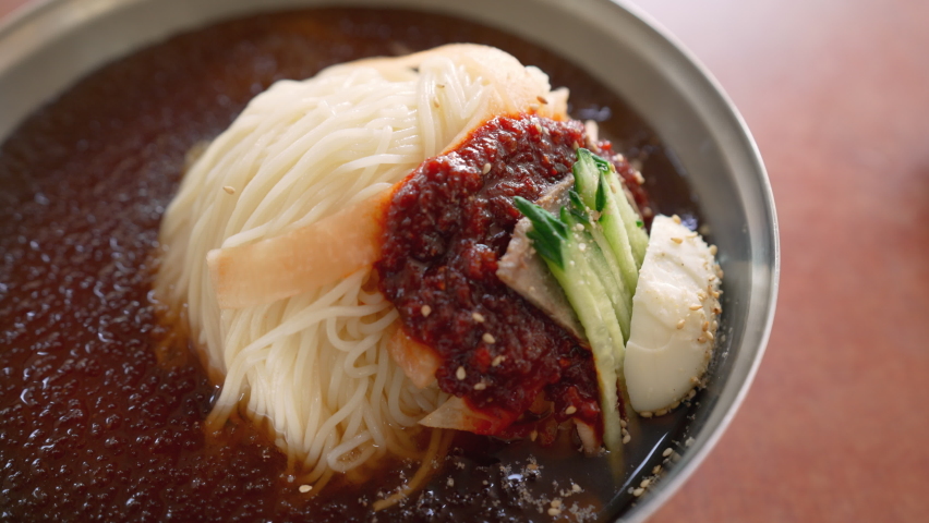 Milmyeon, famous Korean food in Busan