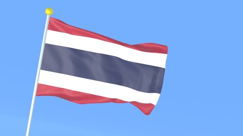 The national flag of the world, Thailand