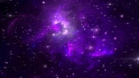 Purple Classic Galaxy Space Motion Loop Background - Powered by Shutterstock - Get 15% off with code: PIKWIZARD15