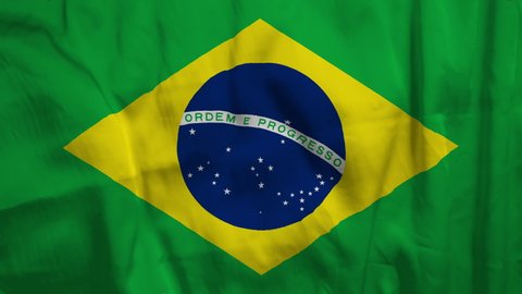 Flag of Brazil. High quality 4K resolution
